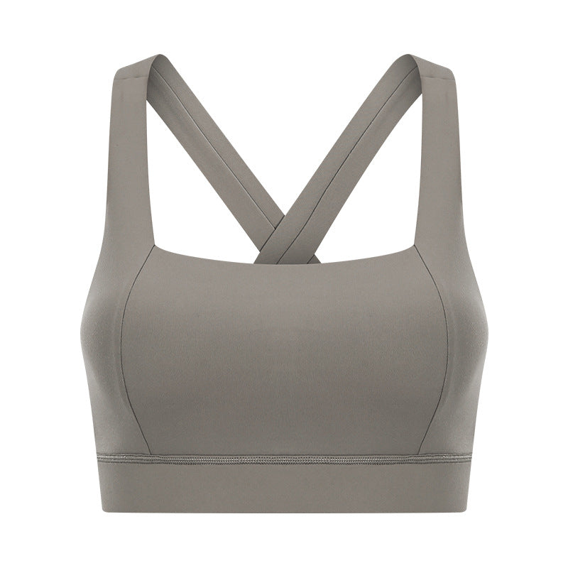 Yoga Bra with Shoulder
