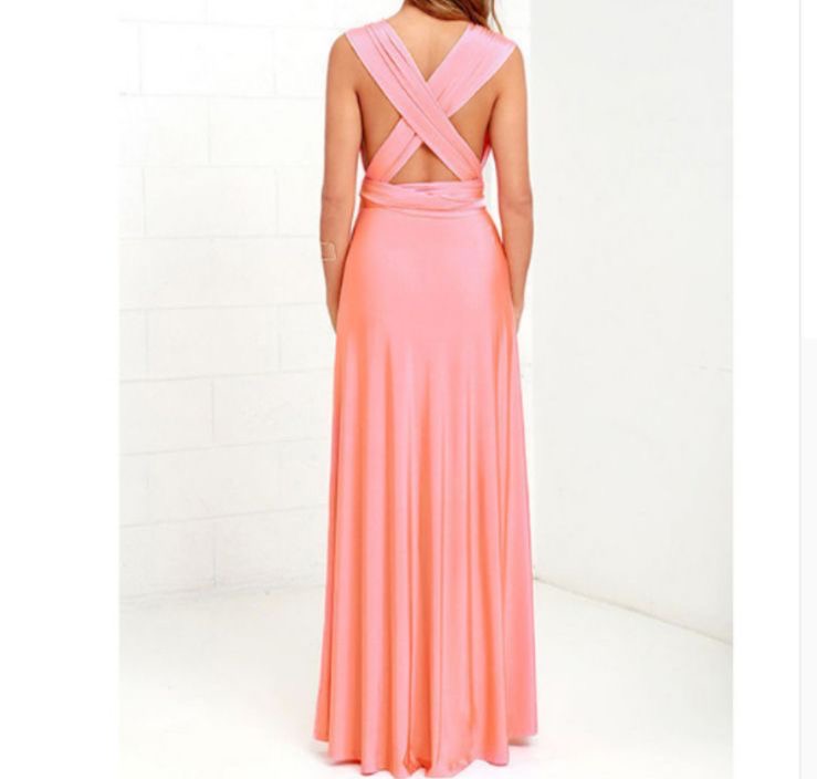 Women's Sexy Long Party Dress Club Floor-Length Summer Backless Bandage Maxi Dress Multiway Bridesmaids Boho Women Dress Vestidos