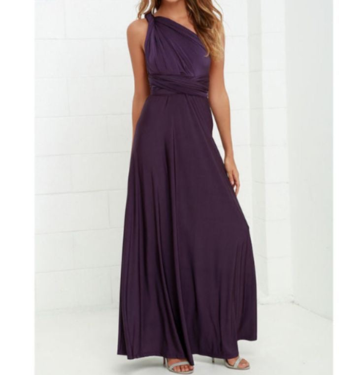 Women's Sexy Long Party Dress Club Floor-Length Summer Backless Bandage Maxi Dress Multiway Bridesmaids Boho Women Dress Vestidos