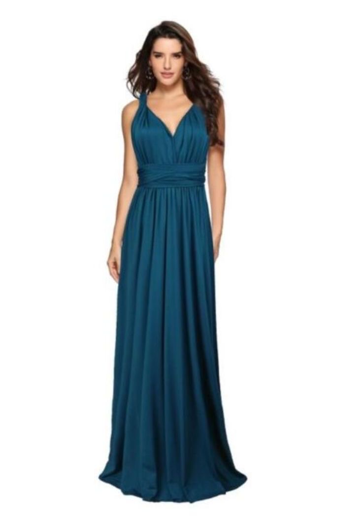 Women's Sexy Long Party Dress Club Floor-Length Summer Backless Bandage Maxi Dress Multiway Bridesmaids Boho Women Dress Vestidos