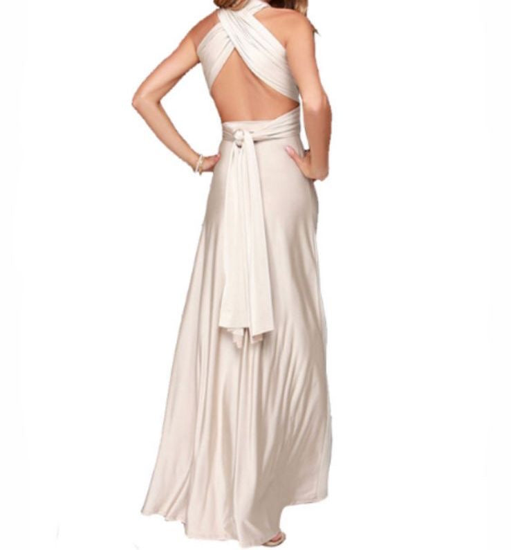 Women's Sexy Long Party Dress Club Floor-Length Summer Backless Bandage Maxi Dress Multiway Bridesmaids Boho Women Dress Vestidos